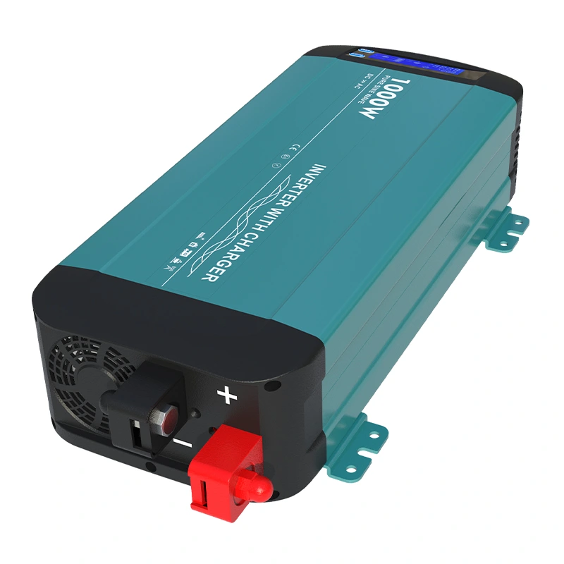 Inversor de onda senoidal pura 1000w com carregador HK1000PC